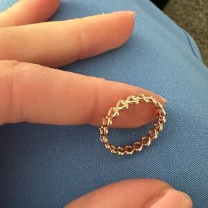 pandora band of hearts ring
